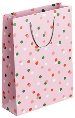 KESKİN KARTON ÇANTA D3 PEMBE PUANTİYE 170035-99