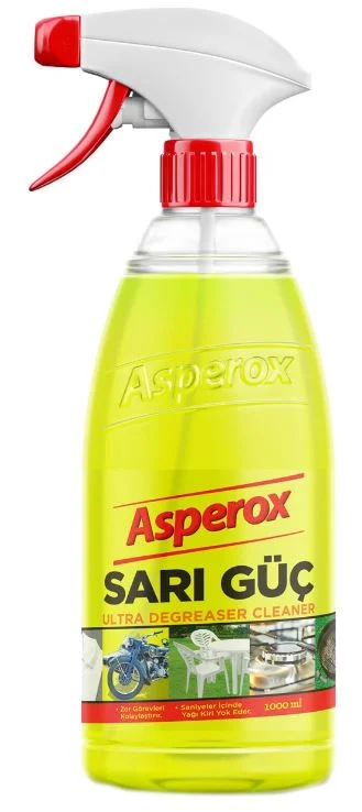 ASPEROX SARI GÜÇ ULTRA YAĞ ÇÖZÜCÜ SPREY 1 L