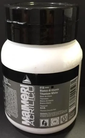 MAIMERI AKRİLİK BOYA ACRILICO SERİSİ 500 ML TITANIUM WHITE 934018