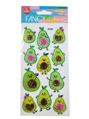 BU-BU DAMLA STICKERS AVAKADO METALİK 9X20 BUBU-PUS-8404