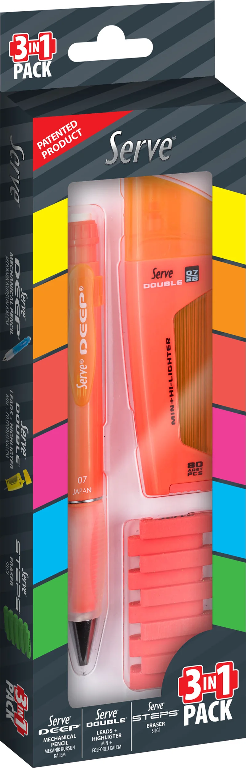 SERVE DEEP & DBL-FOS KLM & STEPS SILGL 07 KRM 3LU SV-DDSTS073K