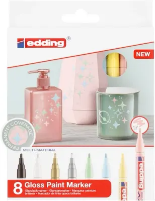 EDDING DEKORASYON MARKÖRÜ E-751 PASTEL 5 Lİ