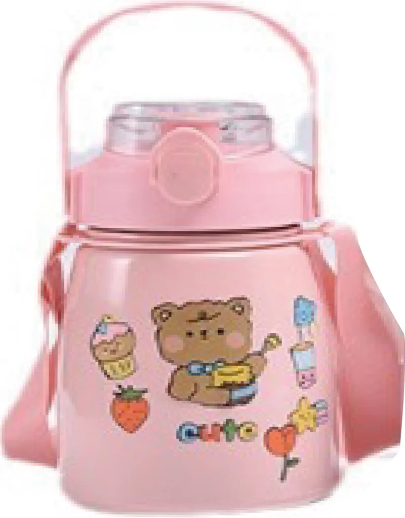 TRENDIX MATARA ÇELİK İÇLİ 850 ML PEMBE SKM012-850-PMB