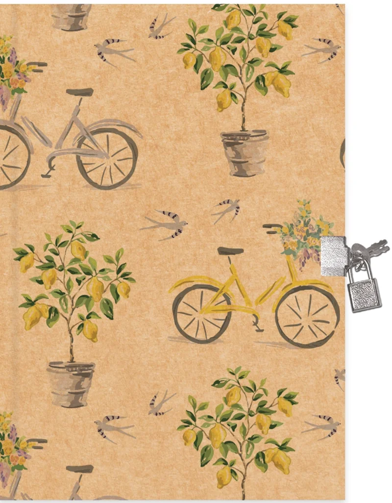 KESKİN HATIRA DEFTERİ KRAFT SERİSİ 14X20 KİLİTLİ 80 YP. 310621-99