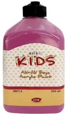 ARTDECO AKRİLİK BOYA KIDS 500 ML MOR Y-120L-1608