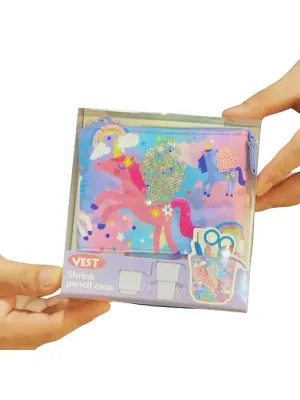 DREAM VEST KALEM ÇANTASI KANATLI MOR UNICORN AYARLANABİLİR (U2059) VST-KCS0023