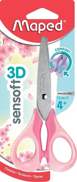 MAPED MAKAS SENSOFT FLUO 13 CM PASTEL RENKLİ BLS. 484213