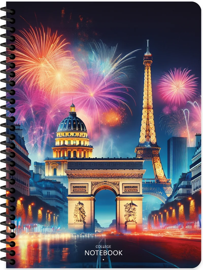KESKİN DEFTER CİTY 16.5x22.5 PP KAPAK SPİRALLİ 80 YP. KARELİ 323042-99