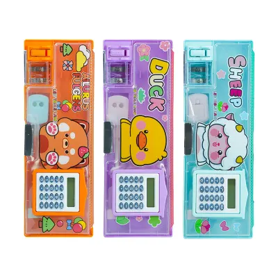 UNICK COLOR KALEM ÇANTASI ANIMALS HESAP MAKİNELİ FONKSİYONLU 8443