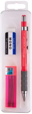 TOMBOW VERSATİL KALEM SH-300 GRIP OKUL SETİ 0.7 KOYU PEMBE KUTULU T-SH-GR83 R7.K3