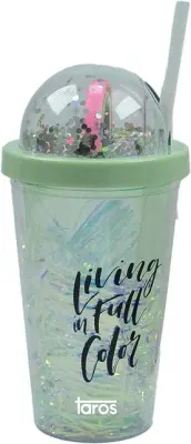 TAROS MILKSHAKE BARDAĞI 450 ML RAINBOW 7761