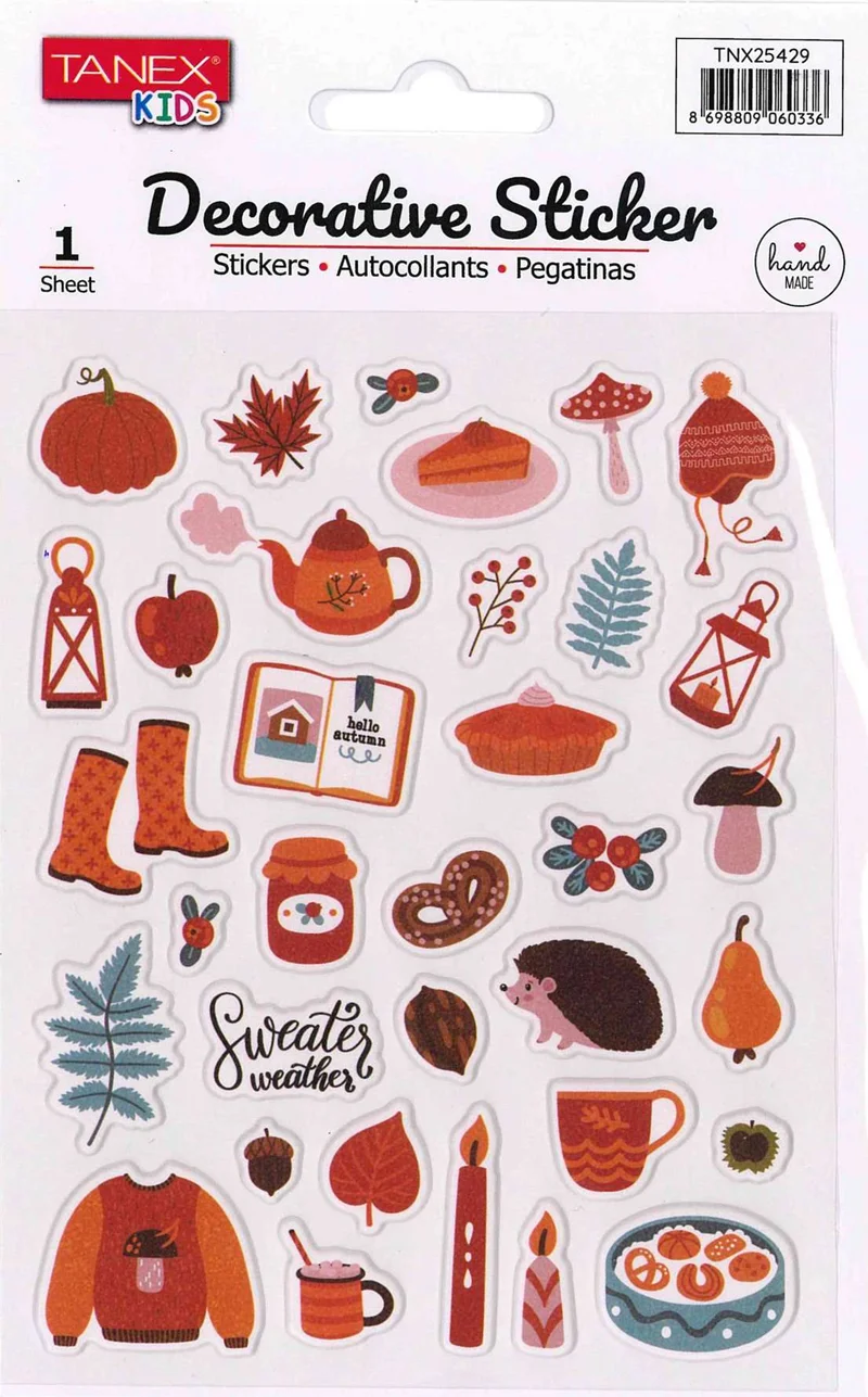 TANEX TNX-25429 DECORATİVE STICKER 5 AD. TNX2542905