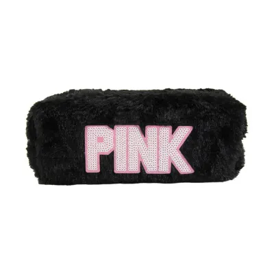 PASİF B&D TÜYLÜ PINK SİYAH KALEMKUTU BD-KCS270