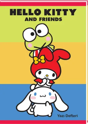 KESKİN GÜZEL YAZI DEFTERİ HELLO KITTY AND FRIENDS A5 40 YP 280100-13