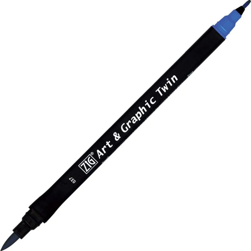ZIG ART&amp;GRAPHIC TWIN TUT-80 037 PERSIAN BLUE