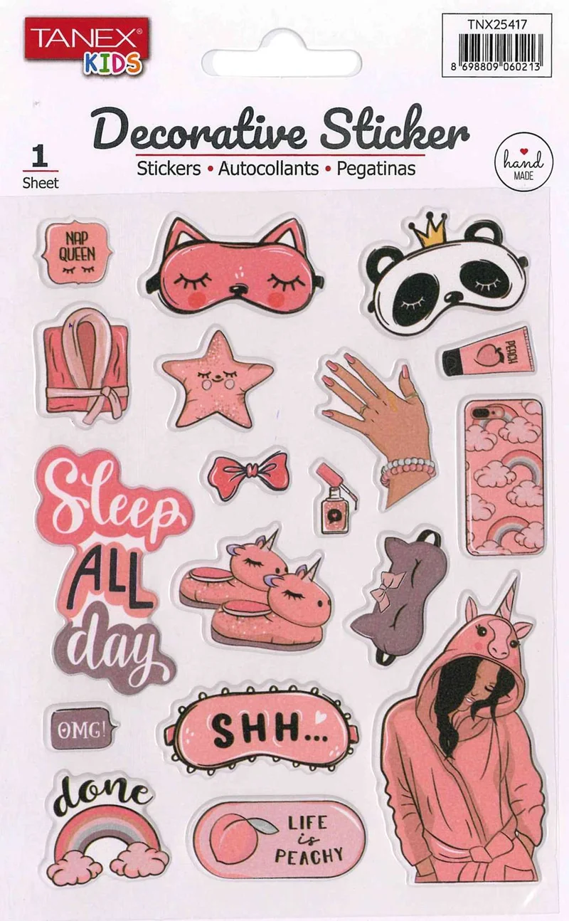 TANEX TNX-25417 DECORATİVE STICKER 5 AD. TNX2541705