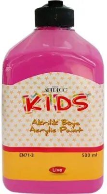 ARTDECO AKRİLİK BOYA KIDS 500 ML PEMBE Y-120L-1604