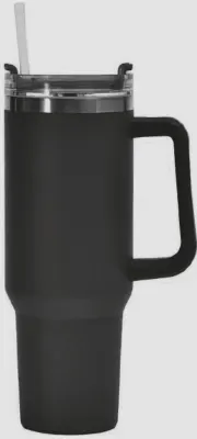 TRENDIX MATARA ÇELİK İÇLİ 750 ML BARDAK SİYAH TX-40OZ-750-SYH