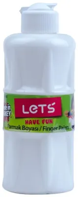 LETS PARMAK BOYASI 250 ML BEYAZ L-5601