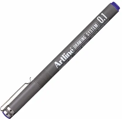 ARTLINE ÇİZİM KALEMİ DRAWING SYSTEM 231 0.1 MAVİ A-EK-231 BLUE
