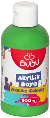 BU-BU AKRİLİK BOYA 500 GR. FOS.YEŞİL BUBU-AKR033