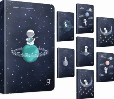 GIPTA DEFTER ASTRAL 13x21 DİKİŞLİ SERT KAPAK 96 YP ÇİZGİLİ 7364