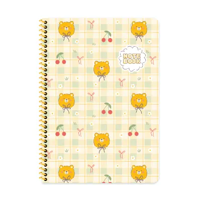 KESKİN DEFTER KAWAII A4 SPİRALLİ KARTON KAPAK 80 YP. ÇİZGİLİ 386911-99