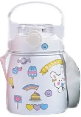 TRENDIX MATARA ÇELİK İÇLİ 850 ML BEYAZ SKM012-850-BYZ
