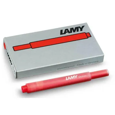 LAMY DOLMA KALEM KARTUŞU KIRMIZI 5 Lİ T10K