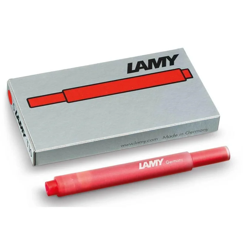 LAMY DOLMA KALEM  KARTUŞU KIRMIZI 5 Lİ T10K