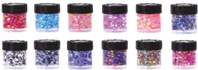 CRAFT AND ARTS GLITTER GLUE 15 GR ÖZEL RENKLİ 12 Lİ XD03628