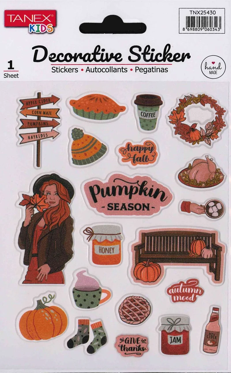 TANEX TNX-25430 DECORATİVE STICKER 5 AD. TNX2543005