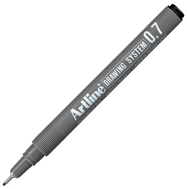 ARTLINE ÇİZİM KALEMİ DRAWING SYSTEM 237 0.7 SİYAH A-EK-237 BLACK