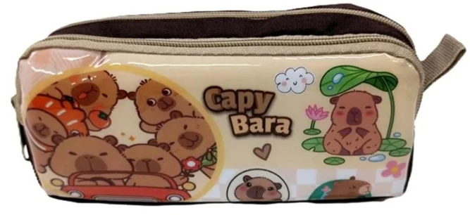 MİKRO KALEM ÇANTASI MB-6478 ÇİFT GÖZLÜ CAPYBARA