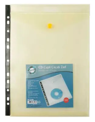SERVE ÇITÇITLI DOSYA CD CEPLİ 11 DELİKLİ SARI SV-6108-SAR