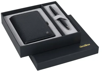 SCRIKSS HEDİYELİK SET DR 235 88 DOLMA KALEM MAT SİYAH + JOTTER SİYAH