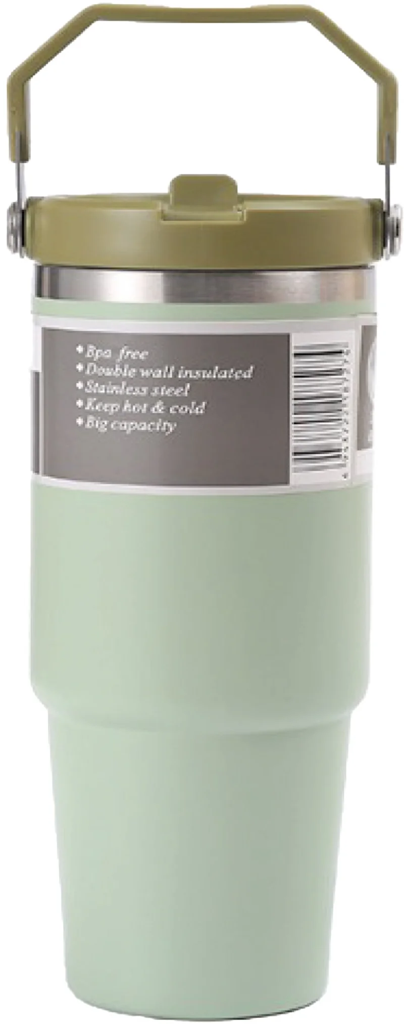 TRENDIX MATARA ÇELİK İÇLİ 900 ML YEŞİL SKM006-900-YŞL
