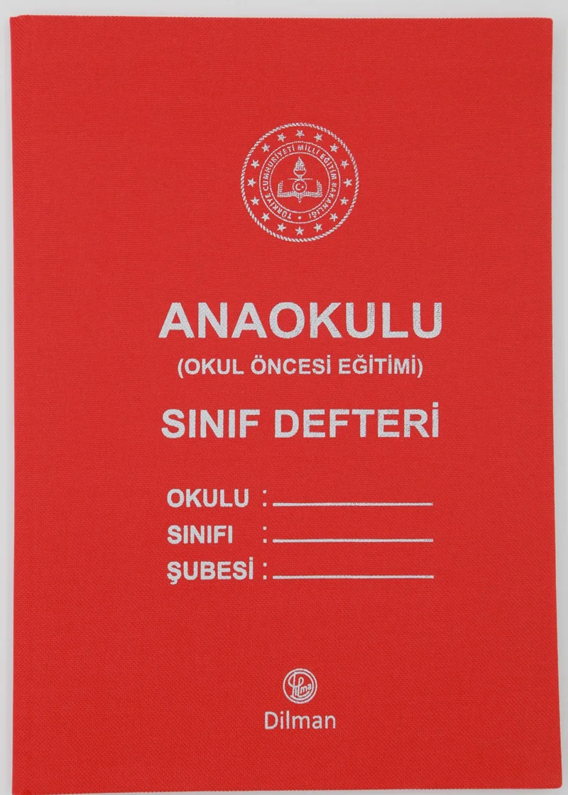 DİLMAN SINIF DEFTERİ ANAOKULU İMPERTEKS KAPAK 22x32 44 YP 5229