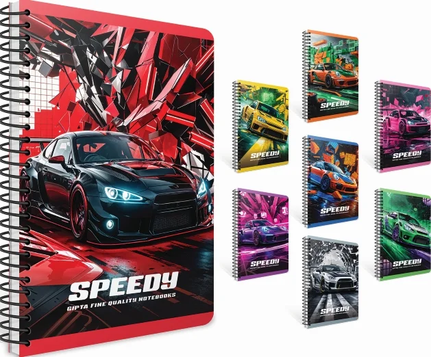 GIPTA DEFTER SPEEDY A4 SPİRALLİ PP KAPAK 100 YP ÇİZGİLİ 7562