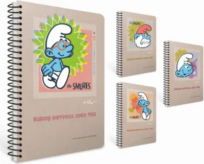 GIPTA DEFTER ŞİRİNLER A4 SPİRALLİ KARTON KAPAK 80 YP KARELİ 7791