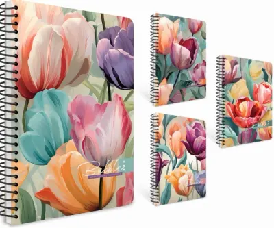 GIPTA DEFTER BUBBLE BOOK A6 SPİRALLİ SERT KAPAK 100 YP DÜZ 7430