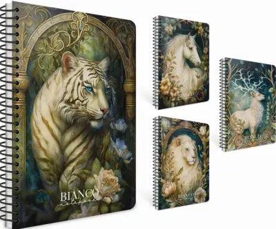 GIPTA DEFTER BIANCO A4 SPİRALLİ KARTON KAPAK 80 YP ÇİZGİLİ 7649