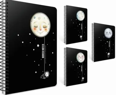 GIPTA DEFTER HOVER NOTES A4 SPİRALLİ PP KAPAK 80 YP ÇİZGİLİ 7702