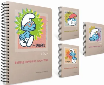 GIPTA DEFTER ŞİRİNLER A4 SPİRALLİ KARTON KAPAK 80 YP ÇİZGİLİ 7790