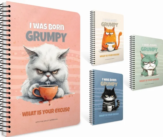 GIPTA DEFTER GRUMPY 16x16 SPİRALLİ SERT KAPAK 100 YP ÇİZGİLİ 7448