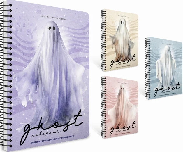 GIPTA DEFTER GHOST NOTES A4 SPİRALLİ PP KAPAK 100 YP KARELİ 7732