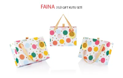 GIPTA KUTU SETİ FAINA GIFT 3 LÜ BX28710