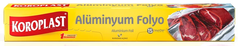 KOROPLAST ALÜMİNYUM FOLYO 30 CM x 15M ST03500001