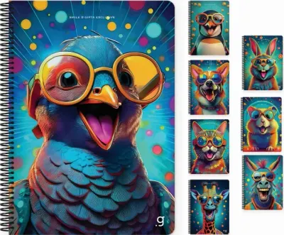 GIPTA DEFTER SMILE A4 SPİRALLİ PP KAPAK 80 YP KARELİ 7686