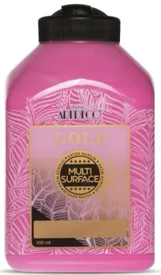 ARTDECO AKRİLİK BOYA GOLD MULTI-SURFACE 500 ML ŞEKER PEMBE Y-G70L-253